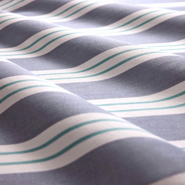 Foxdale Periwinkle/Aqua Fabric by Clarke & Clarke