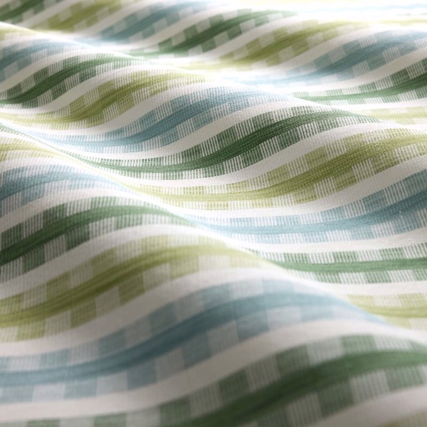 Willowbourne Sky/Herb/Lime Fabric by Clarke & Clarke