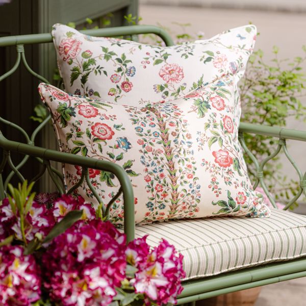 Rose Pergola Outdoor Chintz Fabric by Sanderson
