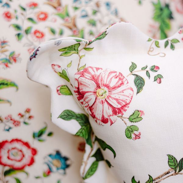 King's Rose Outdoor Chintz Fabric by Sanderson