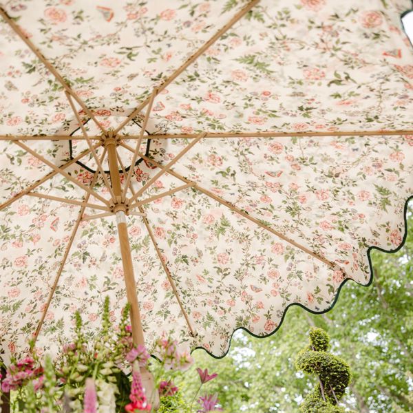 King's Rose Outdoor Chintz Fabric by Sanderson