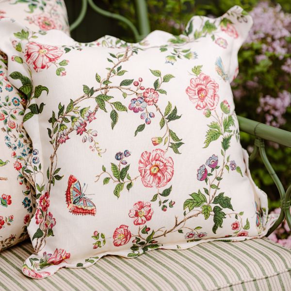 King's Rose Outdoor Chintz Fabric by Sanderson