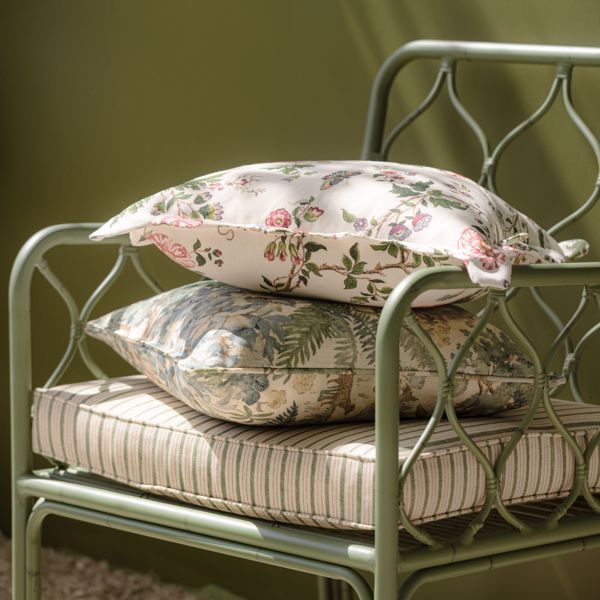 The Stumpery Outdoor Fern Fabric by Sanderson