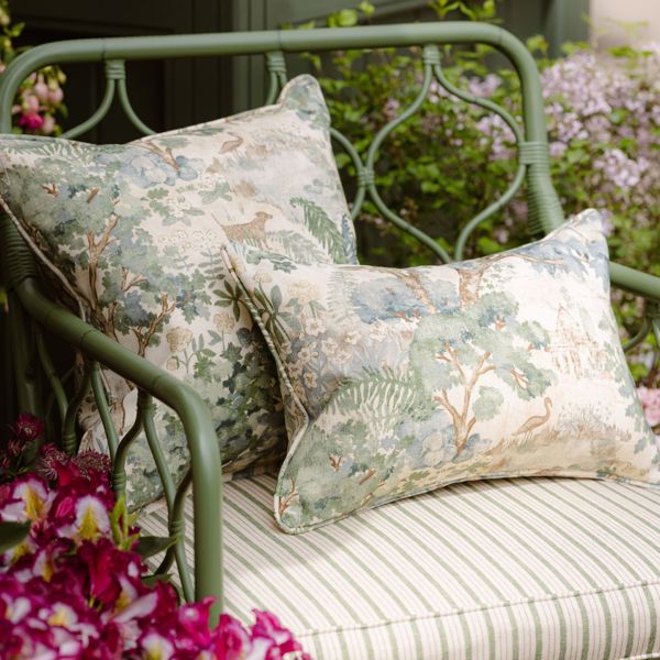 The Stumpery Outdoor Fern Fabric by Sanderson