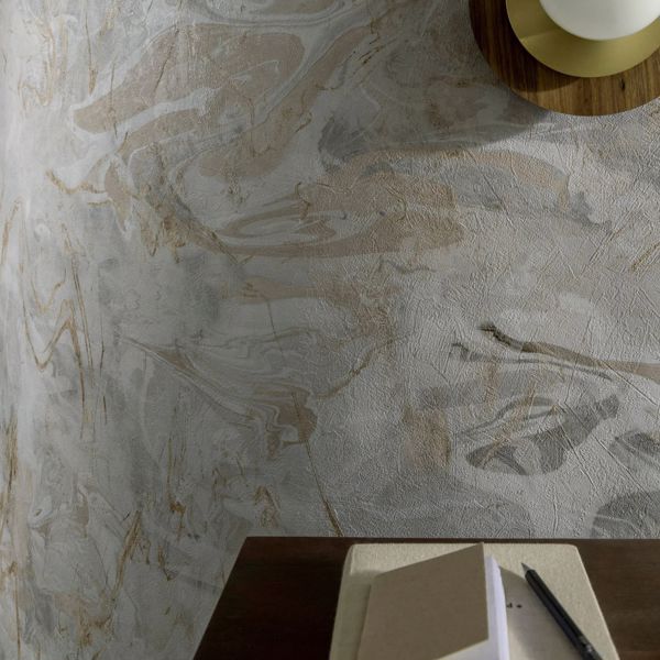 Calacatta Marble Banner Wallpaper by Clarke & Clarke