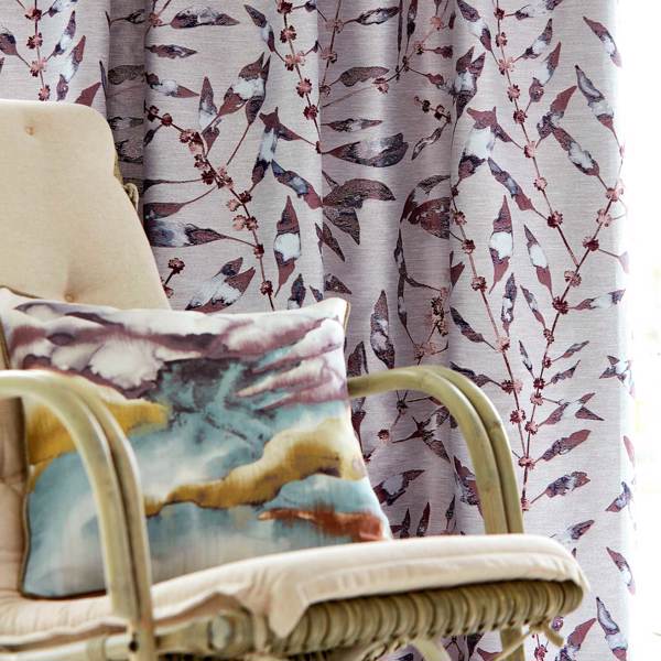 Chaconia Berry/Heather Fabric by Harlequin