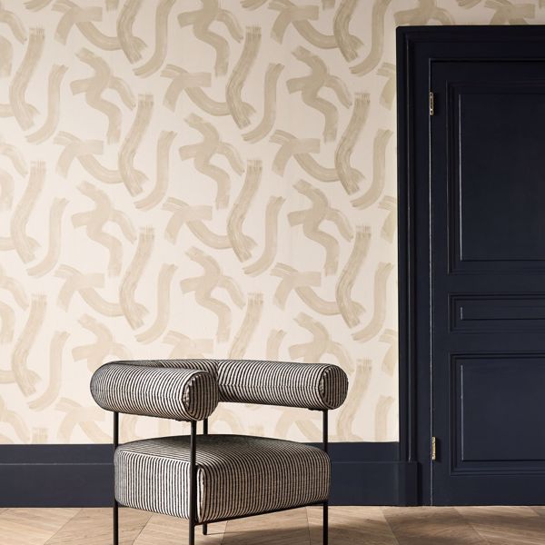 Malevich Linen Wallpaper by Clarke & Clarke