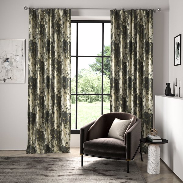 Diffuse Slate/ Ecru/ Pearl Fabric by Harlequin