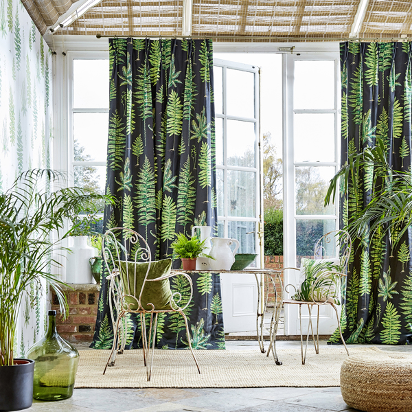 Fernery Olive Fabric by Sanderson