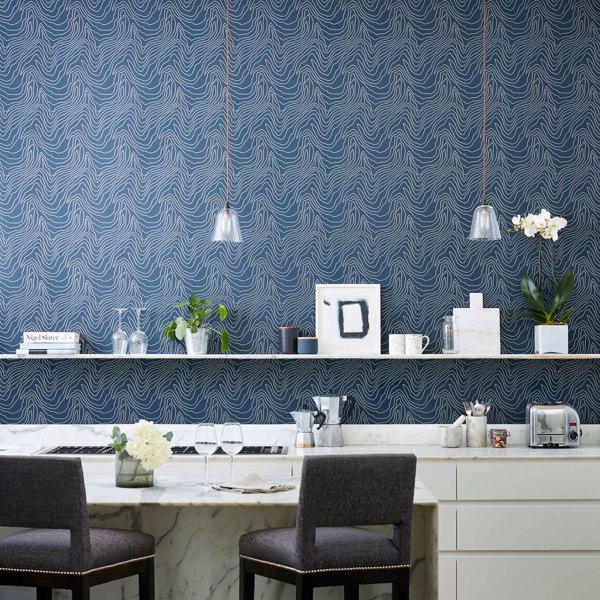 Formation Shimmer Oyster Wallpaper by Harlequin