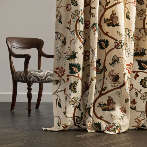 Hampton Embroidery Tapestry Fabric by Zoffany