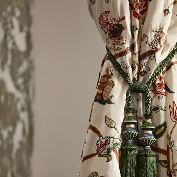 Hampton Embroidery Tapestry Fabric by Zoffany
