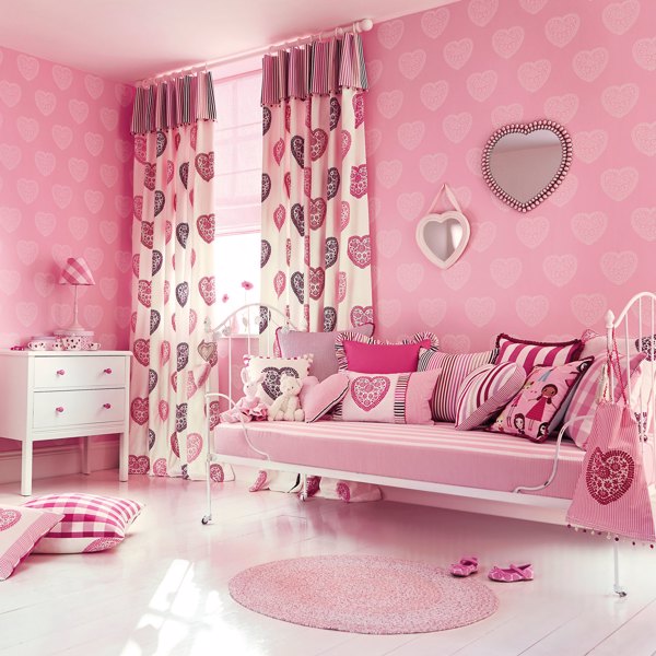 Sweet Heart Soft Pink Wallpaper by Harlequin
