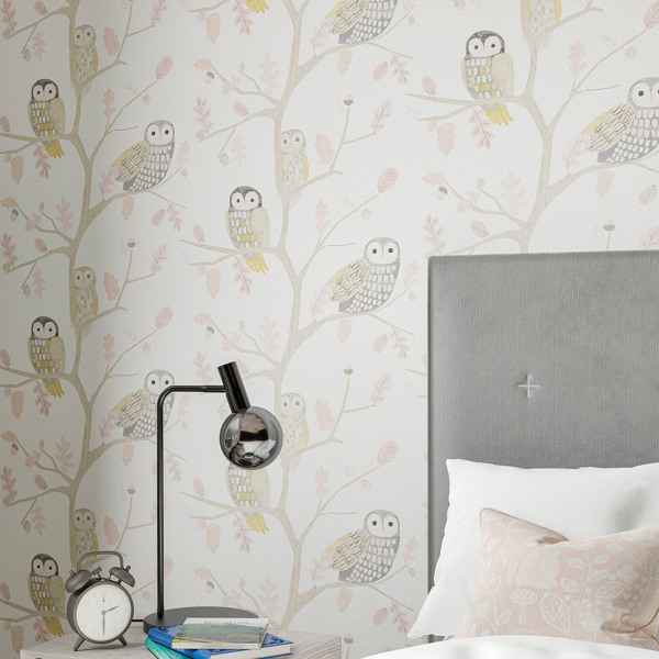 Little Owls Kiwi Wallpaper by Harlequin