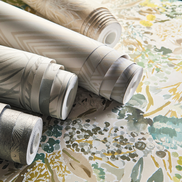 Sanguine Succulent/Seaglass/Nectar/Sail Cloth Wallpaper by Harlequin