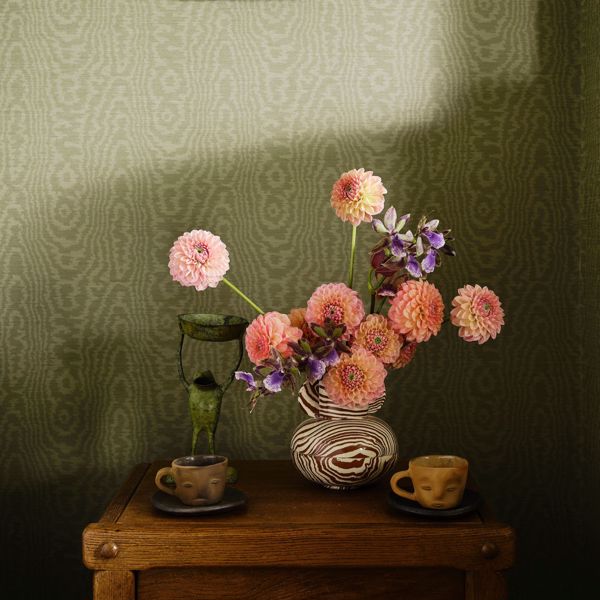 Elsworthy Neptune Green Wallpaper by Harlequin