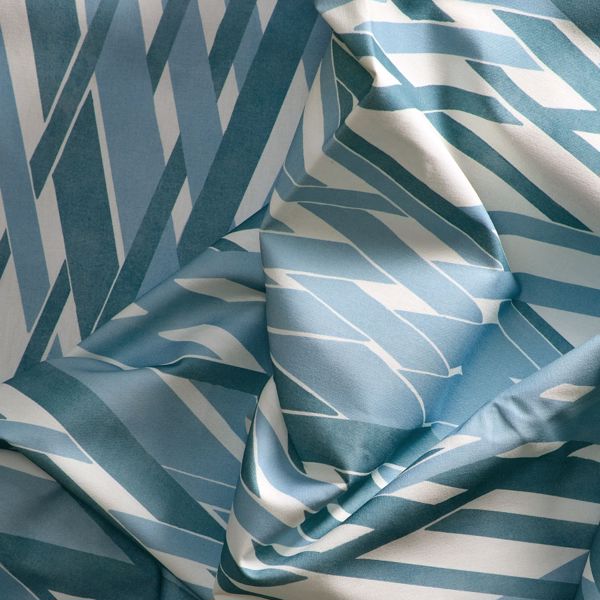 Locronan Aqua/First Light Fabric by Harlequin