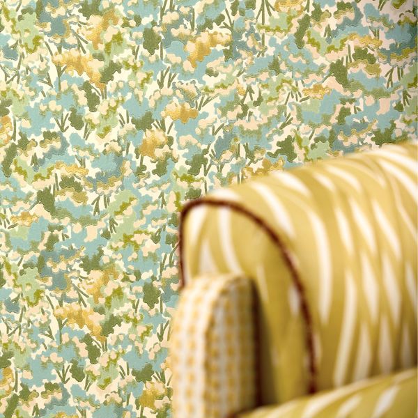 Tree Tops Honey/Clover/Sky Wallpaper by Harlequin