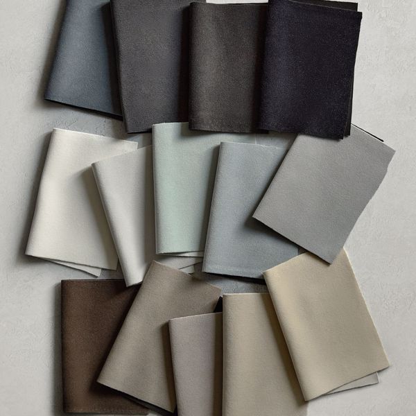 Performance Velvet Taupe Fabric by Harlequin