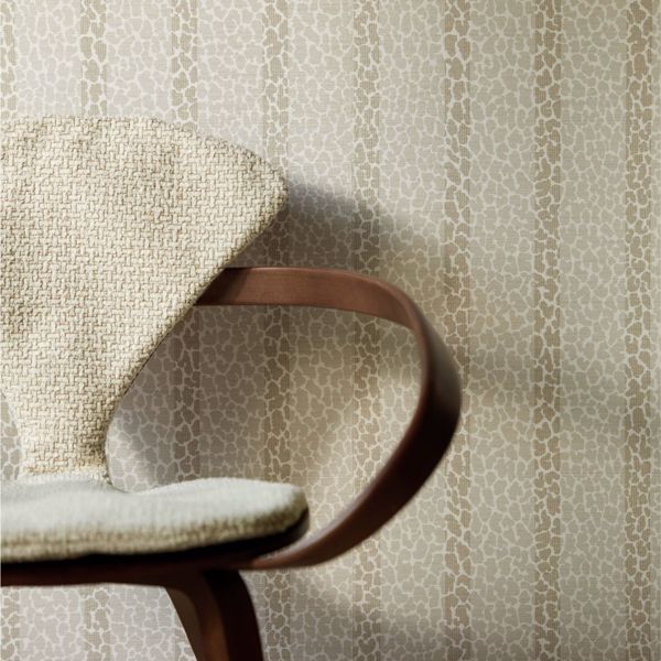 Arran Ivory/Linen Fabric by Harlequin