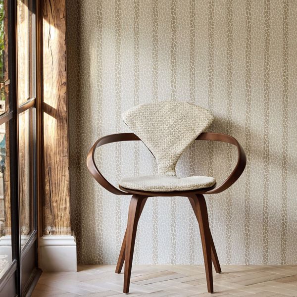 Lacuna Stripe Linen Wallpaper by Harlequin
