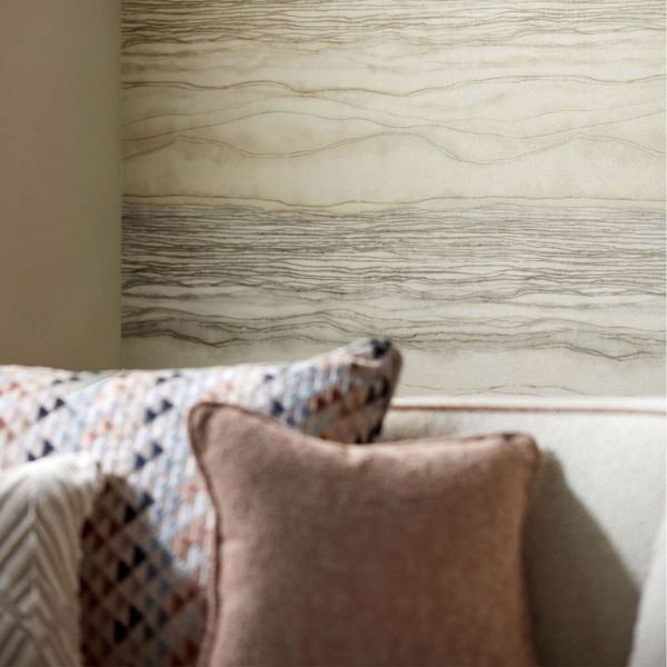 Metamorphic Taupe/Linen Wallpaper by Harlequin
