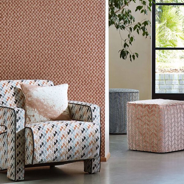 Enigmatic Blush Fabric by Harlequin