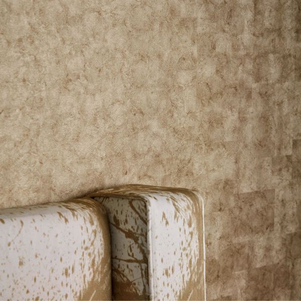 Enigmatic Velvet Taupe Fabric by Harlequin