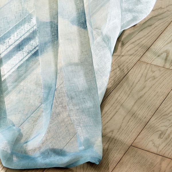 Air Sheer Sky Blue Fabric by Harlequin