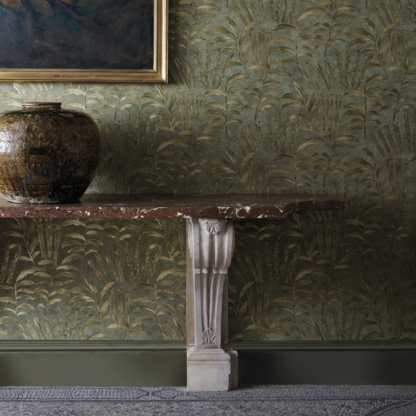 Highclere Snow Wallpaper by Zoffany