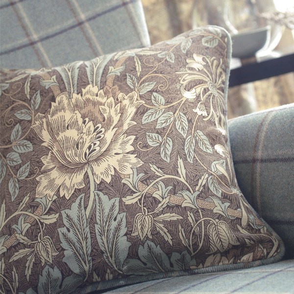 Honeysuckle & Tulip Privet/Honeycombe Fabric by Morris & Co