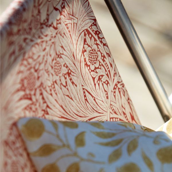 Marigold Russet Fabric by Morris & Co