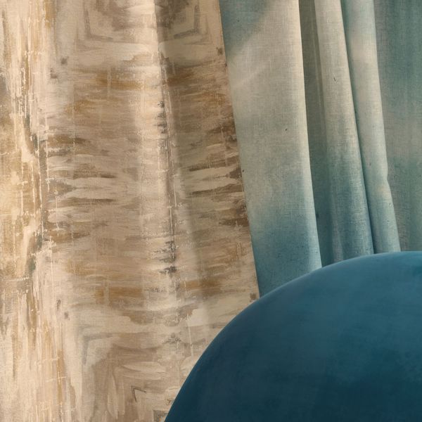 Kalia Natural Fabric by Clarke & Clarke