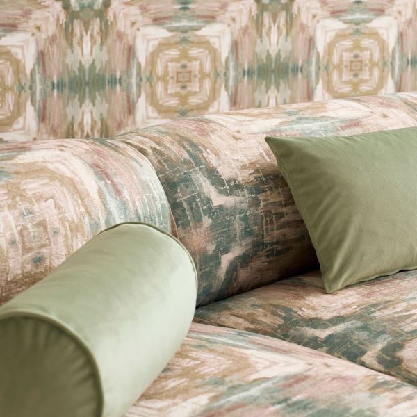 Kalia Mineral/blush Fabric by Clarke & Clarke