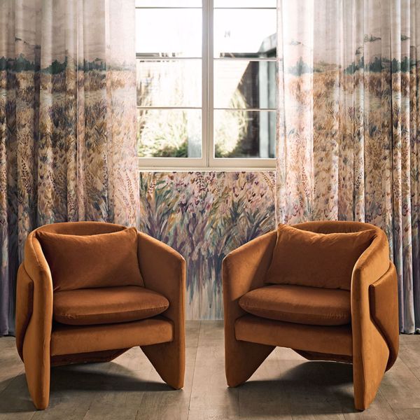 Wildbloom Mineral/blush Fabric by Clarke & Clarke