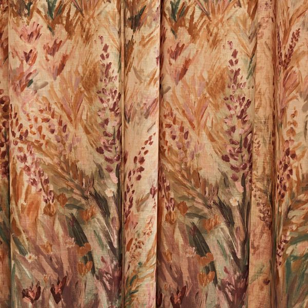 Wildbloom Print Mineral/blush Fabric by Clarke & Clarke