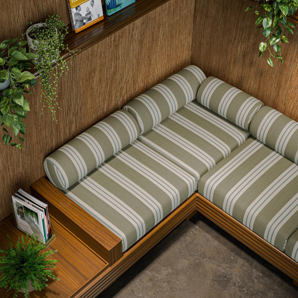 Foxdale Eau De Nil/Sky Fabric by Clarke & Clarke