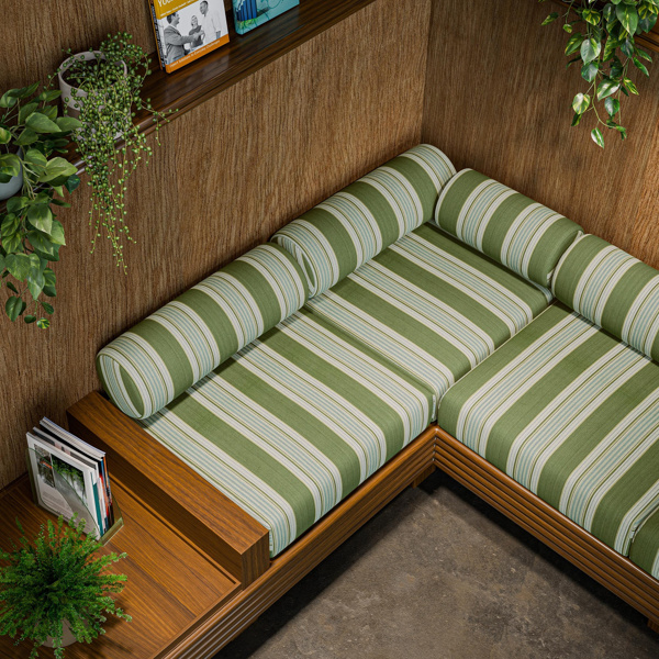 Marylebone Herby/Sky Fabric by Clarke & Clarke
