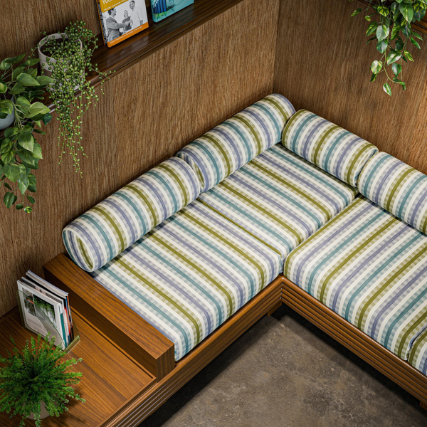 Willowbourne Periwinkle/Aqua/Lime Fabric by Clarke & Clarke