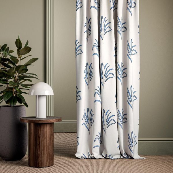 Aven Midnight Fabric by Clarke & Clarke