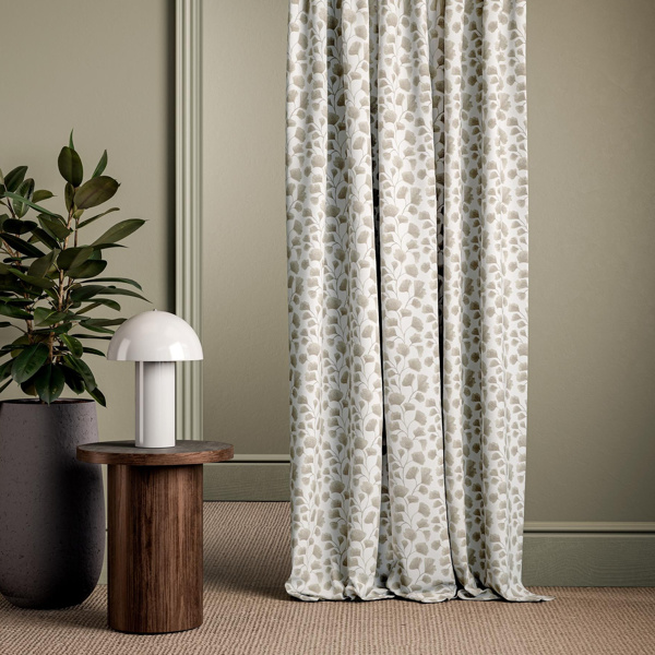 Biloba Pebble Fabric by Clarke & Clarke
