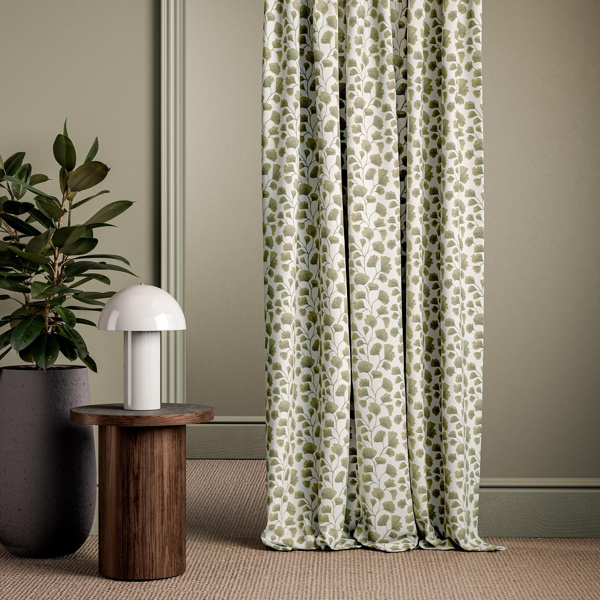 Biloba Sage Fabric by Clarke & Clarke