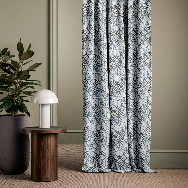 Canopy Indigo Fabric by Clarke & Clarke