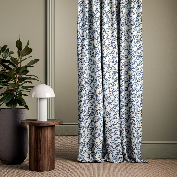Kalmia Midnight Fabric by Clarke & Clarke
