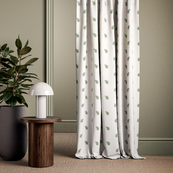 Mini Herbarium Sage Fabric by Clarke & Clarke