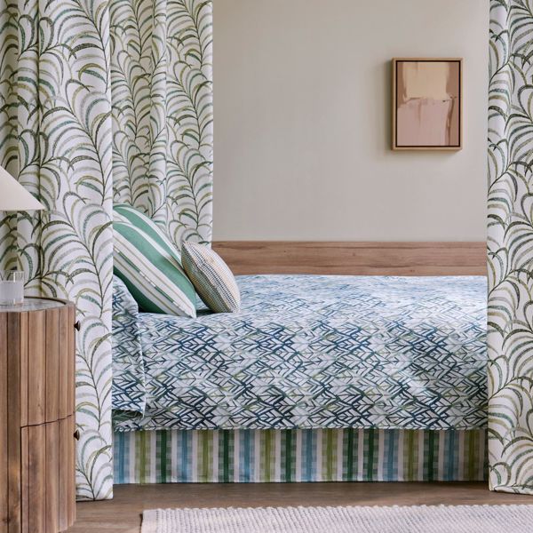 Canopy Seafoam Fabric by Clarke & Clarke