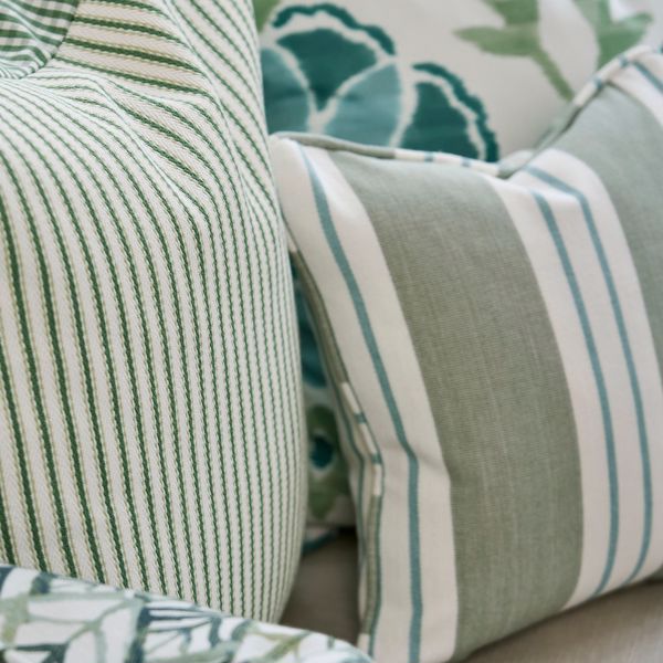 Foxdale Eau De Nil/Sky Fabric by Clarke & Clarke