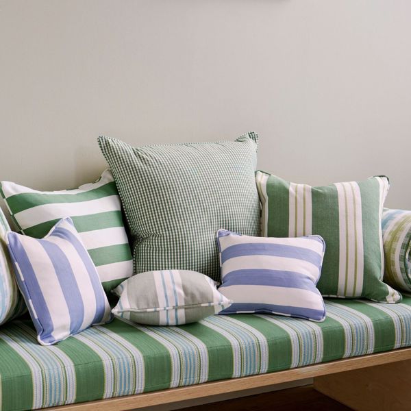 Marylebone Herby/Sky Fabric by Clarke & Clarke