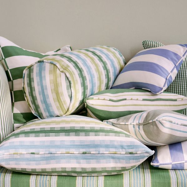 Portland Cornflower Fabric by Clarke & Clarke