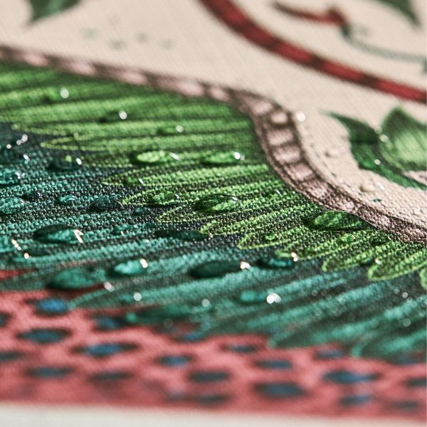 Lynx Indoor Outdoor Green Fabric by Clarke & Clarke